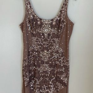 Beaded mini dress!